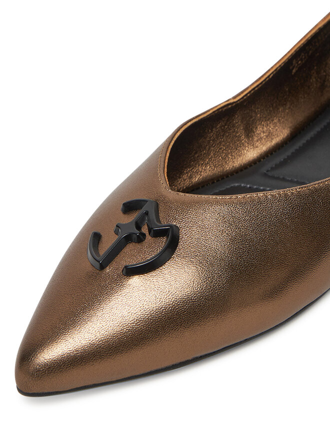 Eva Minge Ballerinas Eva Minge LEILA-SLT14086-1 Goldfarben