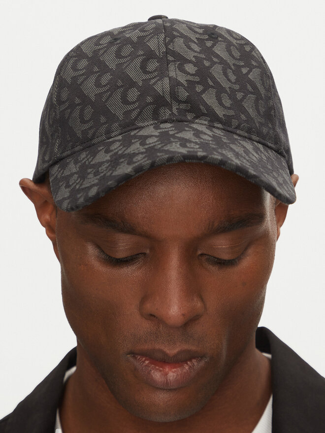 Calvin Klein Cappellino Calvin Klein Logo Jacquard LV04G5066G Nero