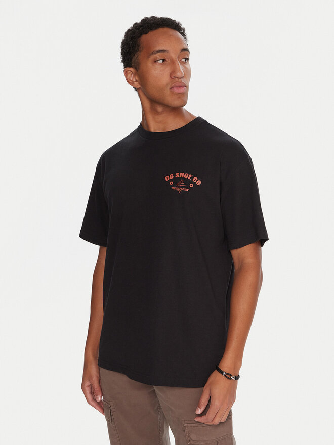 DC Shoes DC Shoes Marškinėliai Pro Service EDYZT04370 Juoda Heritage Fit