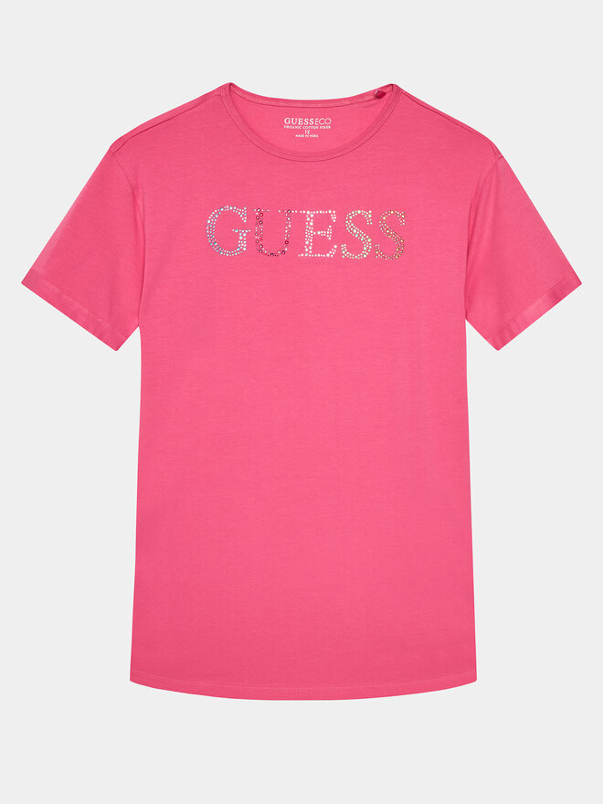 Guess Guess Camiseta J4GI38 J1314 Rosa Regular Fit