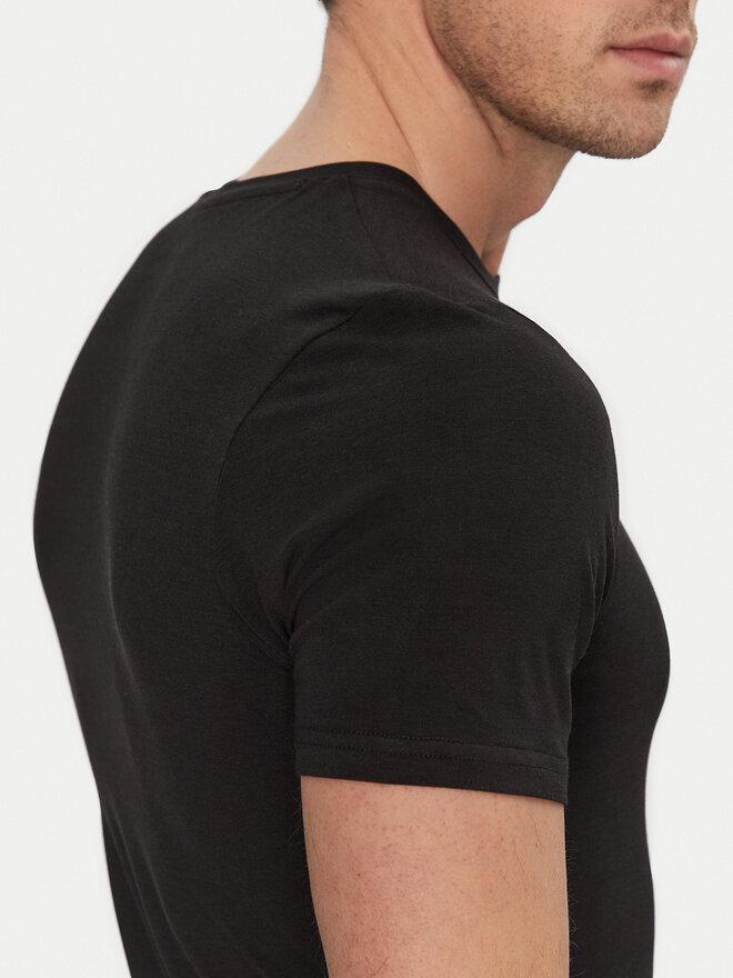 Resteröds Resteröds 2er-Set T-Shirts 27040 2 Schwarz Slim Fit