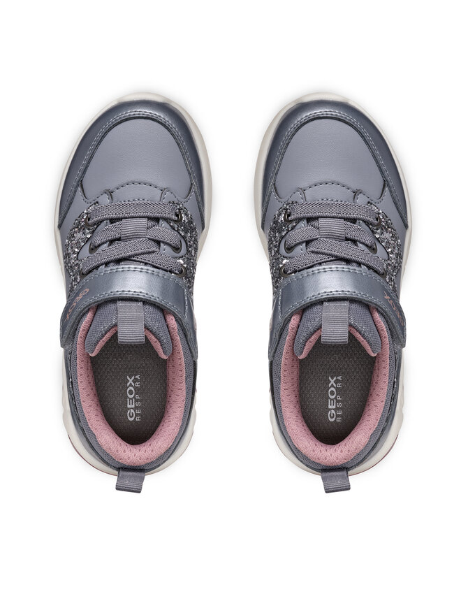 Geox J Fadinlight Scarpe Da Ginnastica Bambine | Suola In Gomma Morbida, Materiale Sintetico - Foto 7