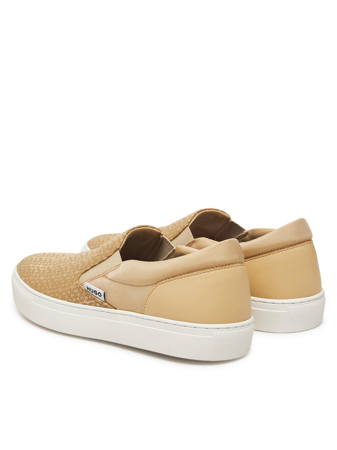 HUGO Sneakersy HUGO Morrie Slon Rnmono 50541694 Beżowy