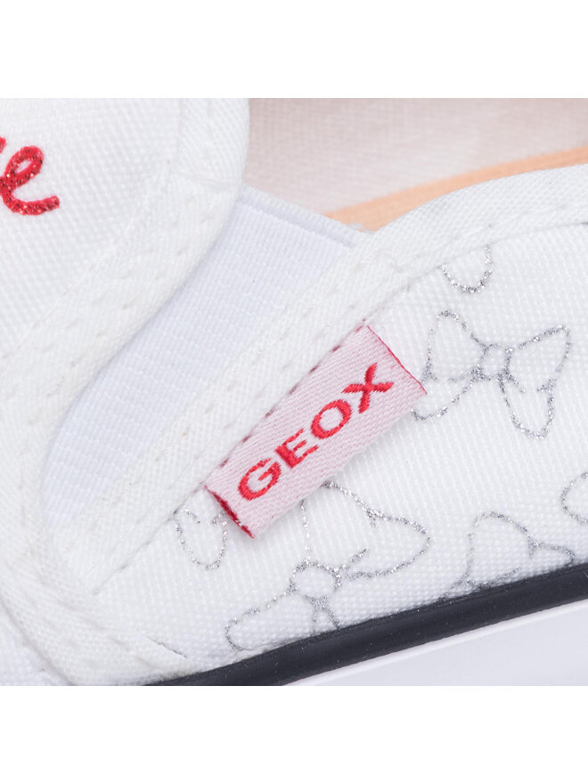 Geox Sneakers aus Stoff Geox J Kilwi G. H J02D5H 000AN C0050 S Weiß