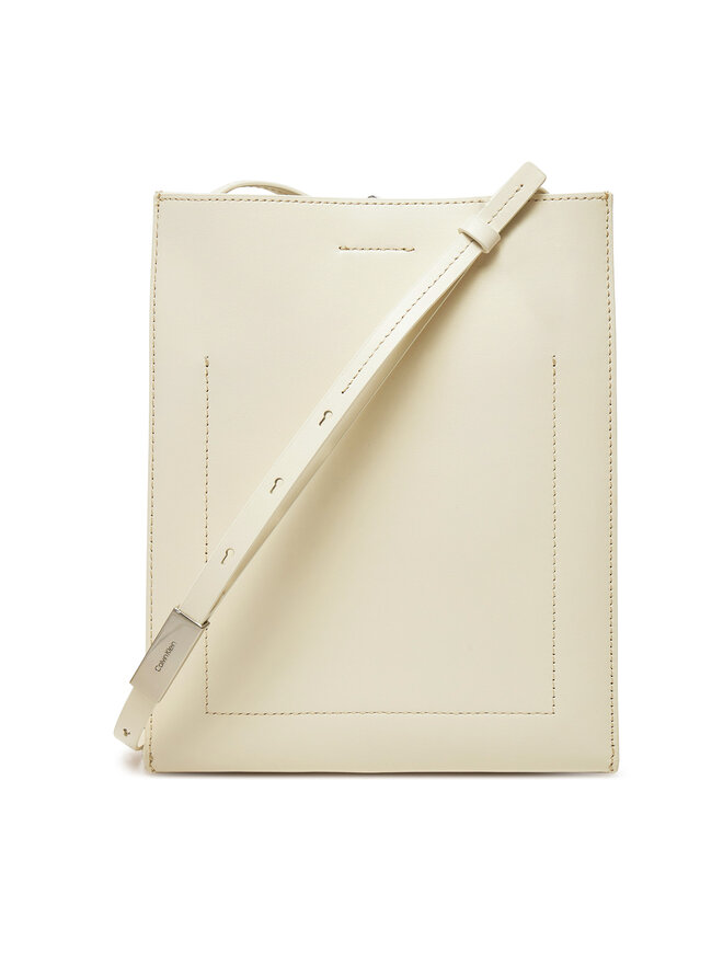 Calvin Klein Handtasche Calvin Klein Line Ns Crossbody Lth Bag LV04F3005G Weiß