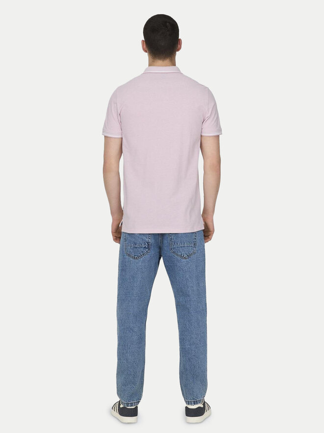 Only & Sons Only & Sons Pólóing Fletcher 22024827 Rózsaszín Regular Fit