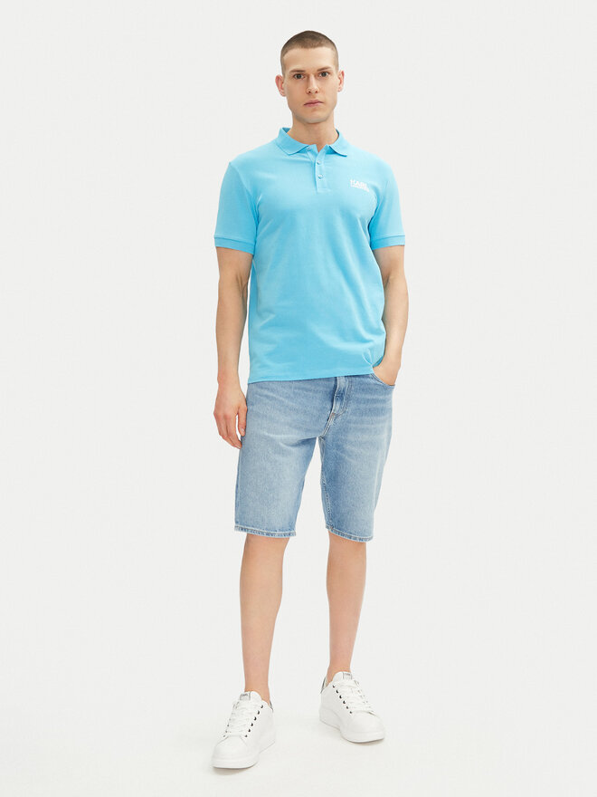 KARL LAGERFELD KARL LAGERFELD Poloshirt 745088 552235 Himmelblau Regular Fit