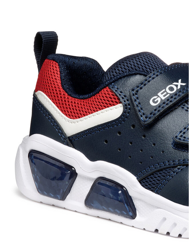 Geox Sneakersy Geox J Illuminus J55GVA 014BU C0735 S Tmavomodrá