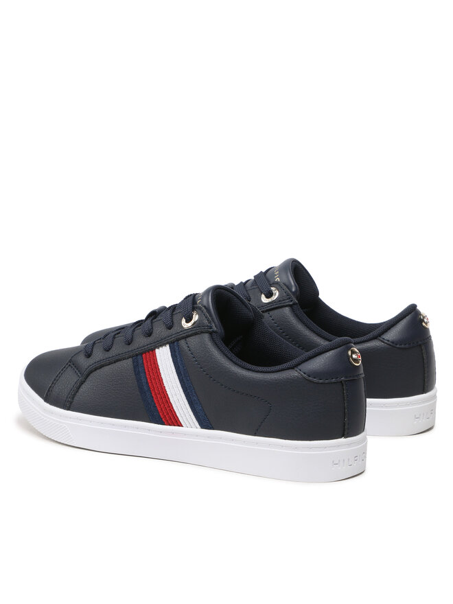 Tommy Hilfiger Sneakers Tommy Hilfiger Essential Stripes Sneaker FW0FW06903 Dunkelblau