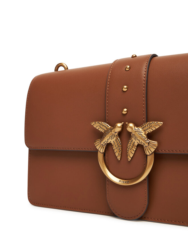 PINKO Τσάντα PINKO Love One Classic ST.CL Al 25-26 PLTT 105857 A0F1 Καφέ