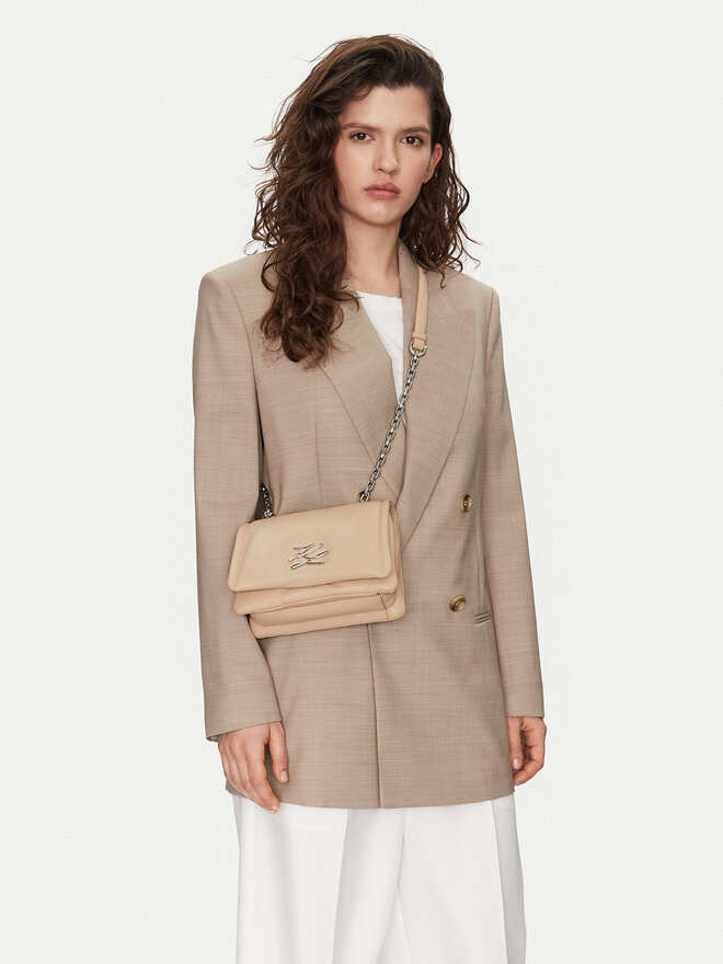 KARL LAGERFELD Torebka KARL LAGERFELD A1W30175 Beżowy