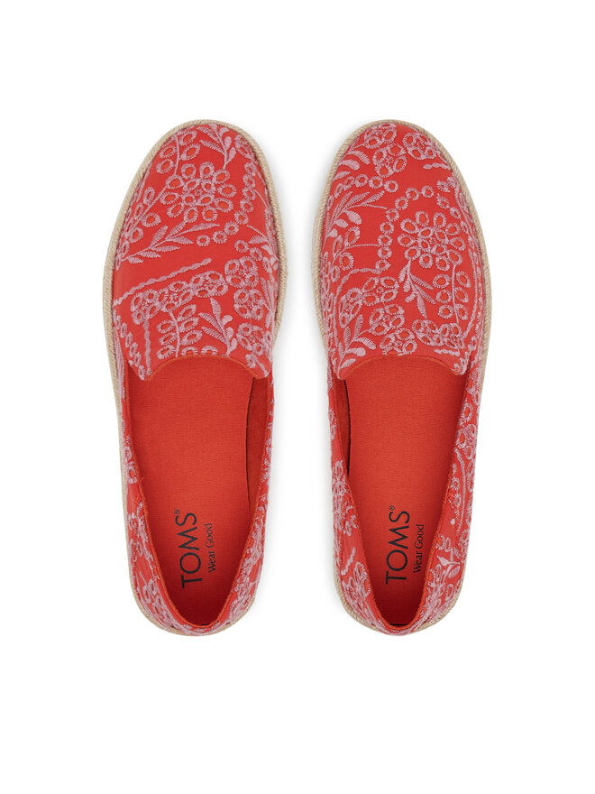 Toms Espadrilky Toms Carolina  10021871 Červená