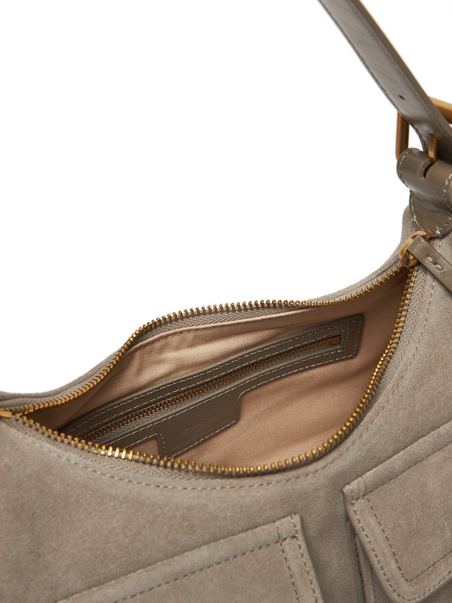 PINKO Kabelka PINKO Cargo Bag Classic PE 25 PLTT 102794 A29N Šedá