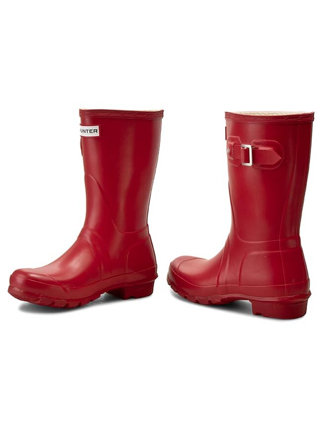 Hunter Гумени ботуши Hunter Original Short WFS1000RMA Червен