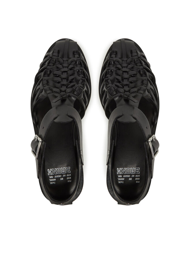 Bronx Sandalen Bronx Next-Wagon 66580-W Schwarz