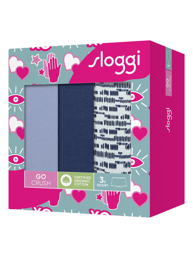 Sloggi Sloggi Σετ μποξεράκια 3 τμχ Go Crush 10219652 Έγχρωμο