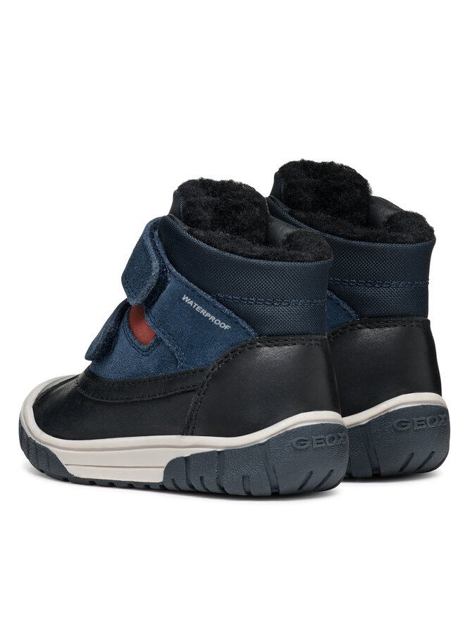 Geox Ботуши Geox B Omar Boy Wpf B462DC 022FU C4429 S Черен