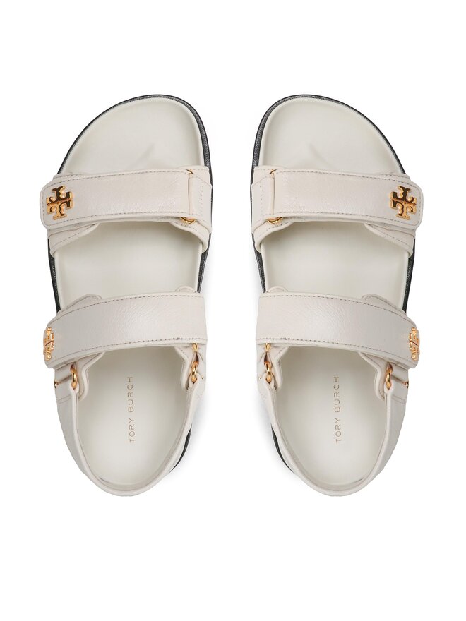 Tory Burch Босоніжки Tory Burch Kira Sport Sandal Calf Leather 144328 Écru