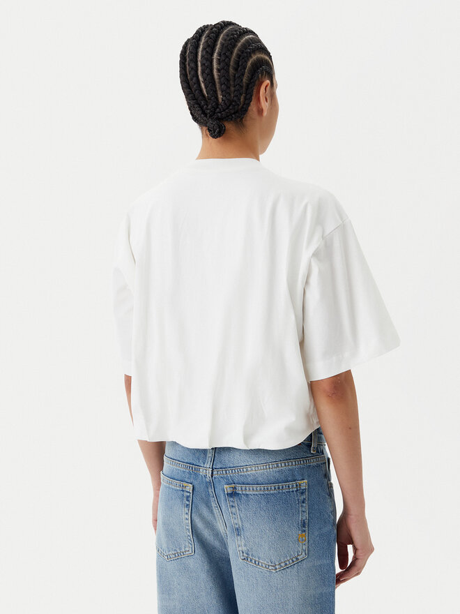 PINKO PINKO T-Shirt Torrone 104257 A2F8 Λευκό Regular Fit