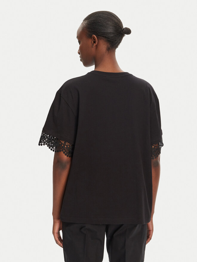 TWINSET TWINSET Футболка 251TT2410 Чорний Relaxed Fit