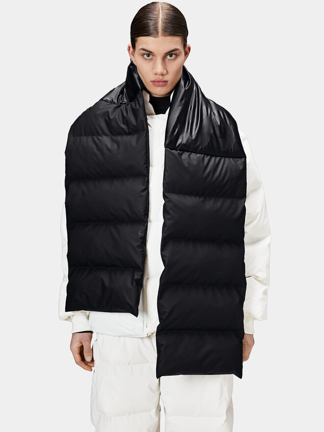 Rains Szalik Rains Harbin Puffer Scarf W2T3 16300 Czarny
