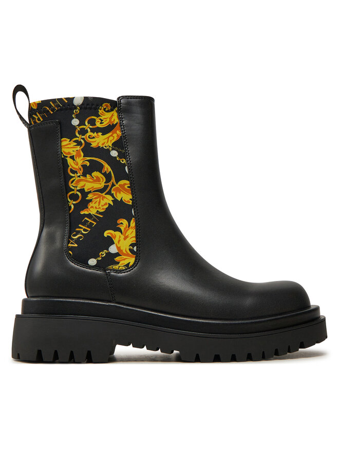 Versace Jeans Couture Боти тип челси Versace Jeans Couture Drew 77VA3S60 Черен