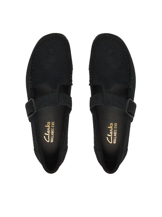 Clarks Halbschuhe Clarks WallabeeEVOBar 26183153 Schwarz