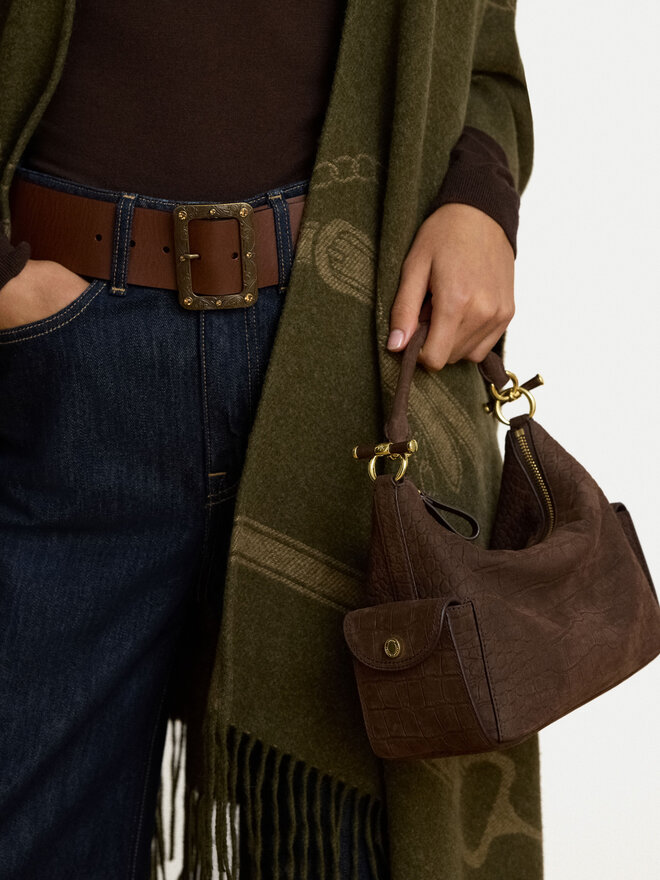LAUREN RALPH LAUREN Handtasche LAUREN RALPH LAUREN 431P18453003 Dunkelbraun