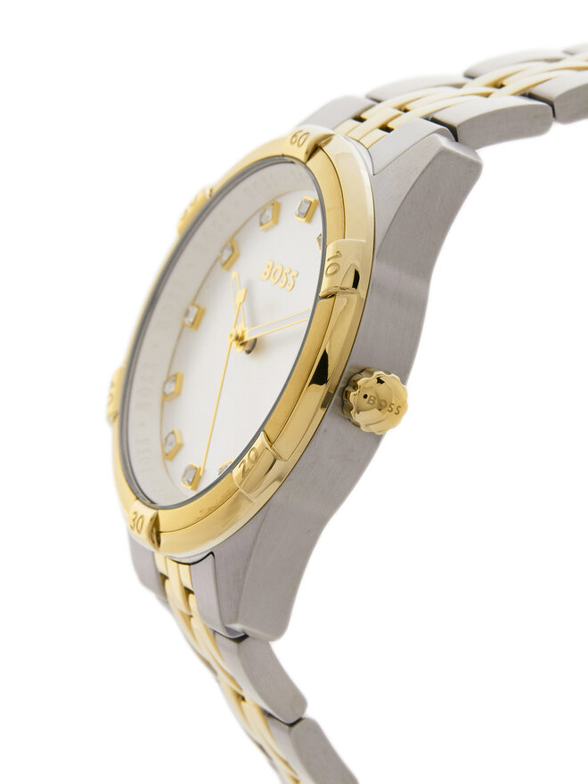 BOSS Zegarek BOSS Rhea 1502700 Srebrny