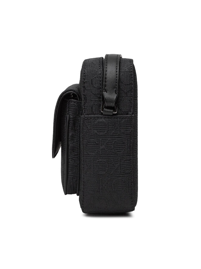 Calvin Klein Handtasche Calvin Klein Re-Lock Camera Bag W/Flap Jcq K60K609685 Schwarz
