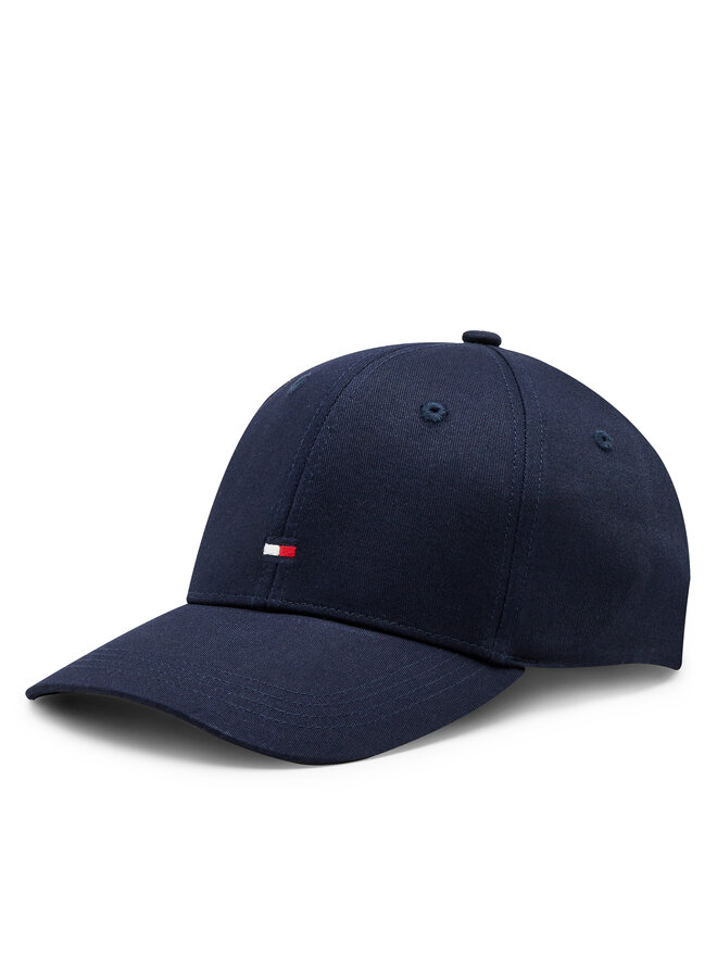 Tommy Hilfiger Šiltovka Tommy Hilfiger Essential Flag Cap AW0AW16360 Modrá