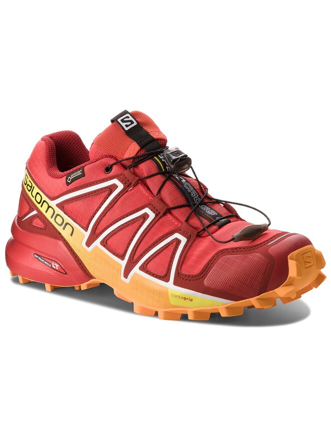 Chaussures de running Salomon Speedcross 4 Gtx GORE TEX 400932 27 G0 Rouge chaussures