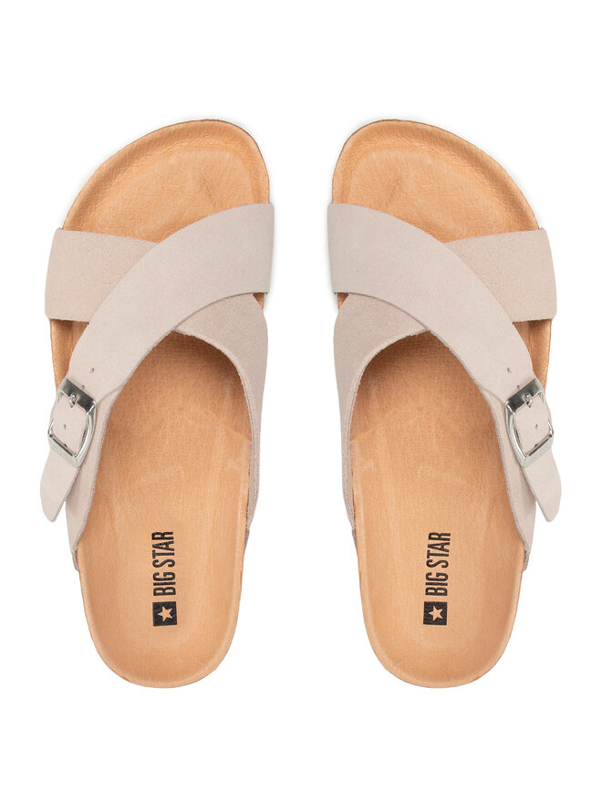 Big Star Shoes Шльопанці Big Star Shoes HH274654 Бежевий