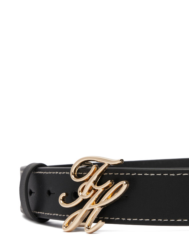 Tommy Hilfiger Gürtel Tommy Hilfiger Th Script 3.0 AW0AW18568 Dunkelblau