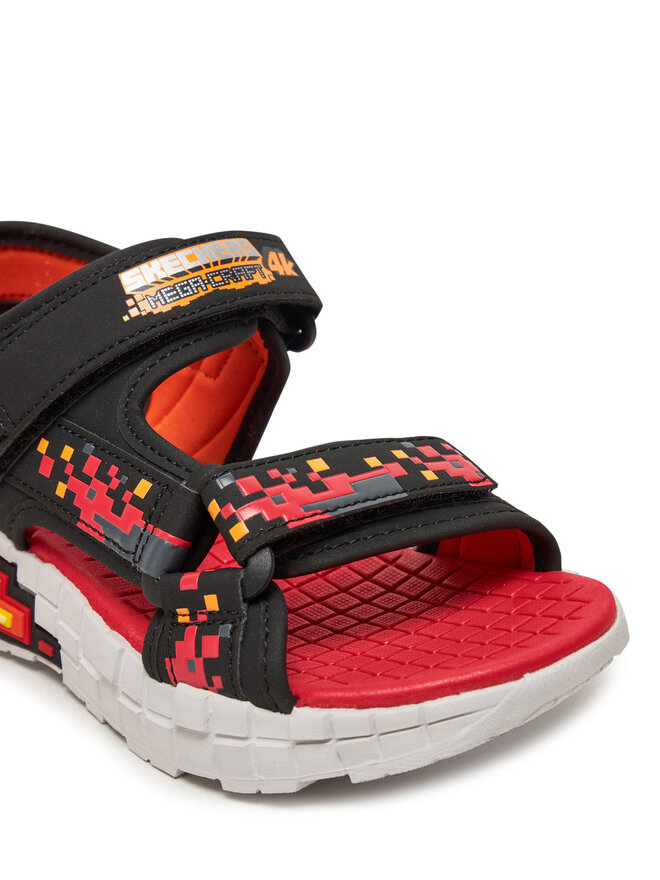 Skechers Sandalen Skechers Mega-Splash 4K- 402161L/BKRD Schwarz
