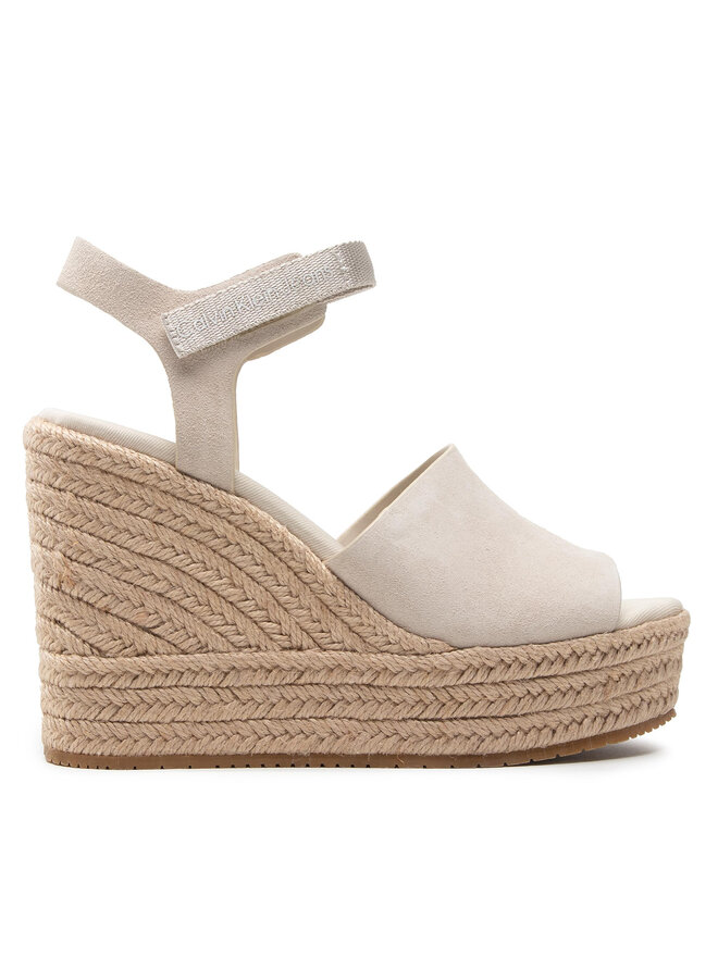 Calvin Klein Jeans Alpargatas Calvin Klein Jeans Wedge Sandal Ankle Clip Su YW0YW00571 Beis