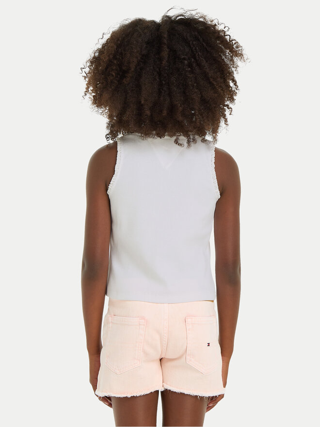 Tommy Hilfiger Tommy Hilfiger Τοπ Essential KG0KG07905 Λευκό Regular Fit