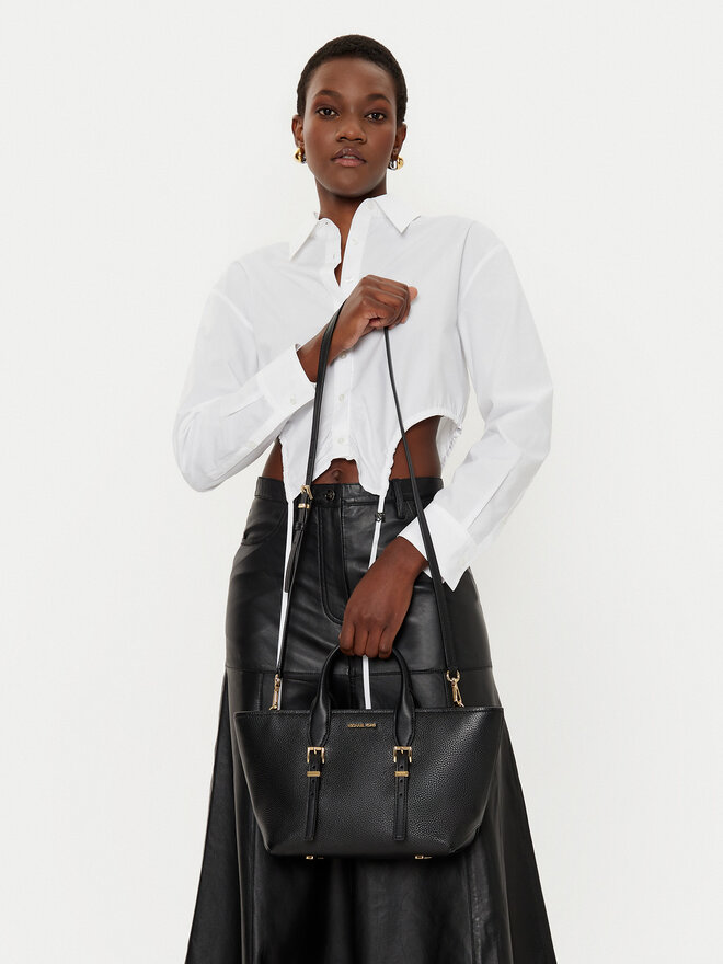 MICHAEL Michael Kors Ročna torba MICHAEL Michael Kors Moore 30R5G9OS1L Črna