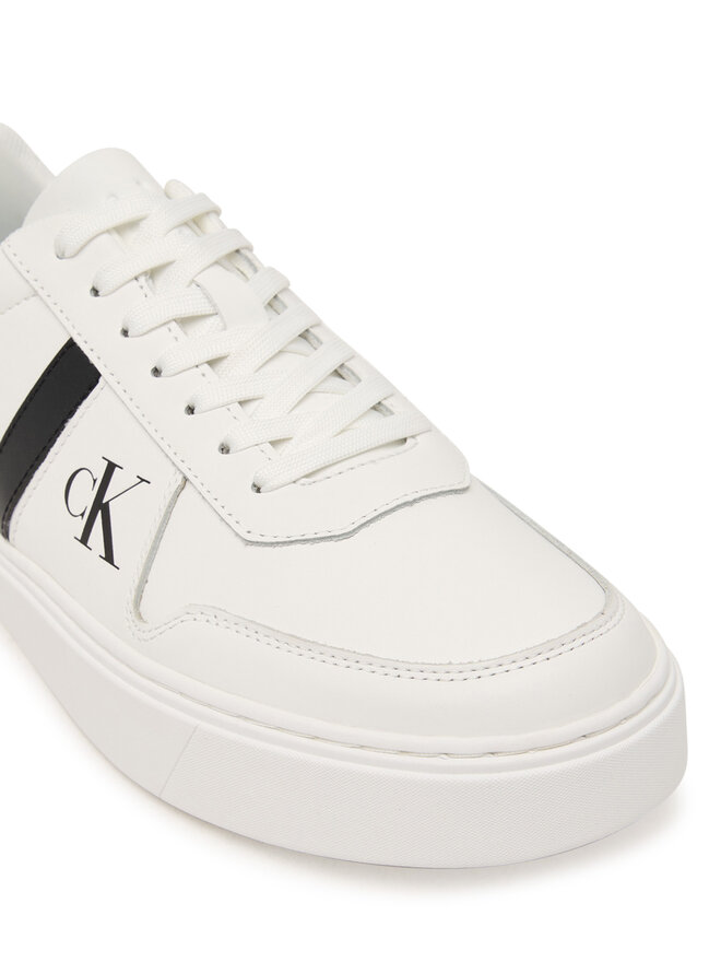 Calvin Klein Sneakers Calvin Klein Classic Cups Lace Lth Emb Tongue HM0HM02237 Weiß