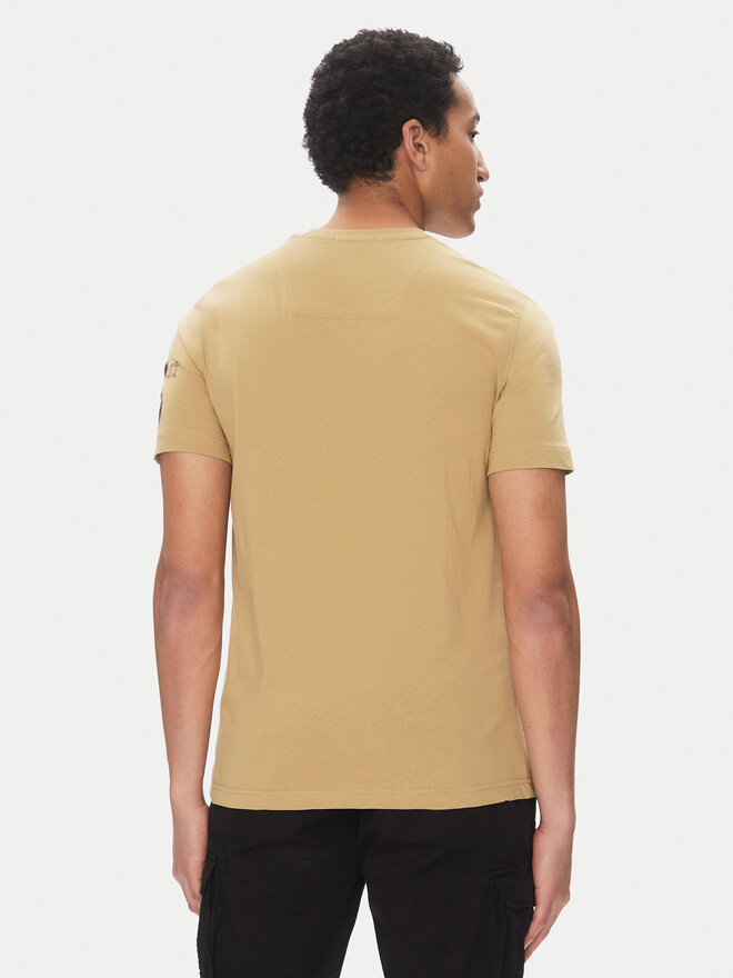 Aeronautica Militare Aeronautica Militare Camiseta 251TS2406J641 Beis Regular Fit