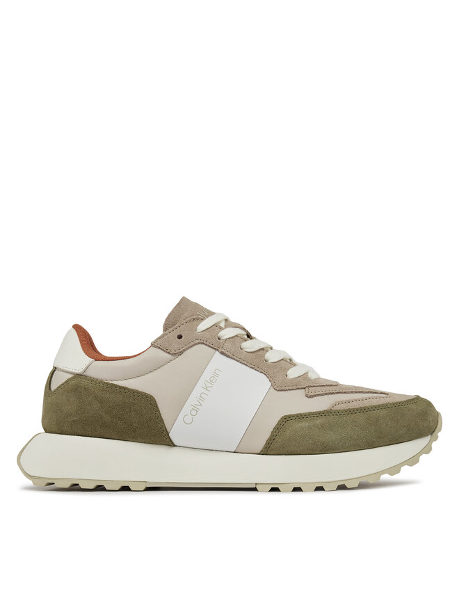 Calvin Klein Sneakers Calvin Klein Low Top Lace Up Mix HM0HM00497 Khakifarben