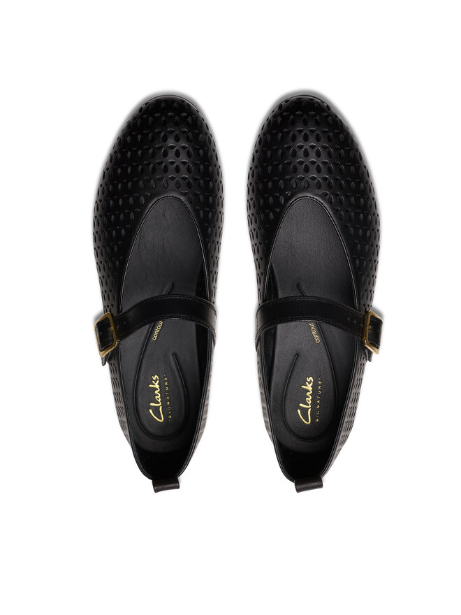 Clarks Półbuty Clarks Fawna Jane 26181229 Czarny