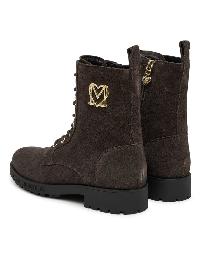 LOVE MOSCHINO Gležnjarji LOVE MOSCHINO JA24254G0NIG0313 Rjava