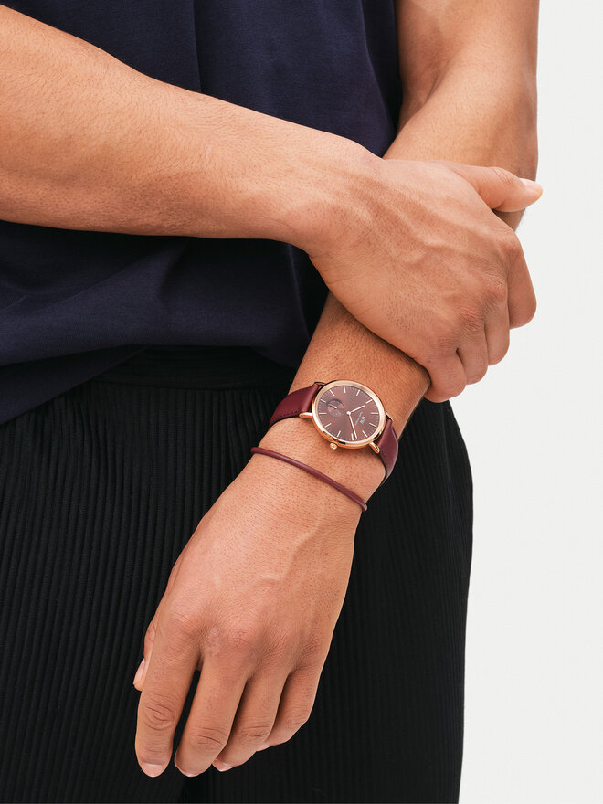 Daniel Wellington Hodinky Daniel Wellington Classic Multi-Eye St Maves Amber DW00100707 Hnědá