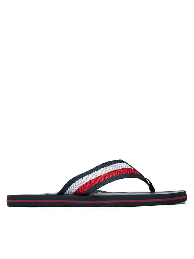 Japonki Tommy Hilfiger FM0FM05236 Granatowy | eobuwie.com.pl