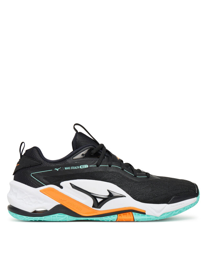 Mizuno Batai uždaroms aikštelėms Mizuno Wave Stealth Neo 2 X1GA2400 Juoda