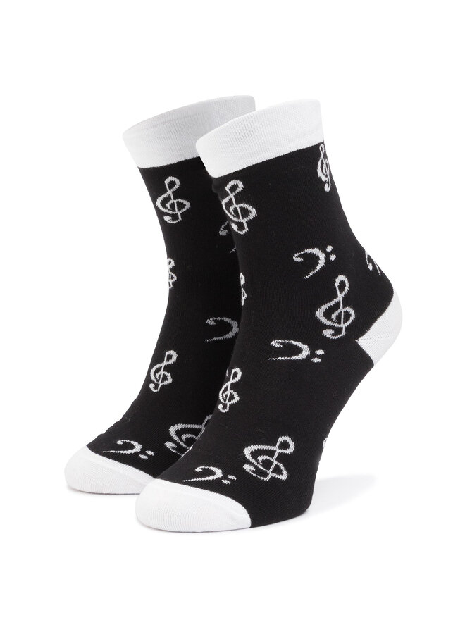 Cup of Sox Lange Socken Cup of Sox Czytaj Z Nóg B Schwarz