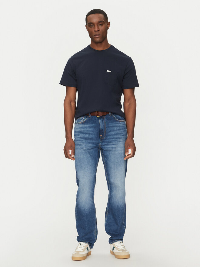 Guess Jeans Guess Jeans T-Shirt M5RI74 K8FQ4 Dunkelblau Regular Fit