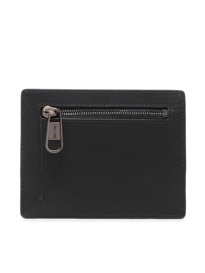 Calvin Klein Калъф за кредитни карти Calvin Klein Ck Clean Pq Id Cardholder K50K510299 Черен