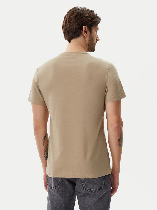 Calvin Klein Jeans Calvin Klein Jeans Camiseta Serif Box Graphic J30J327474 Beis Regular Fit